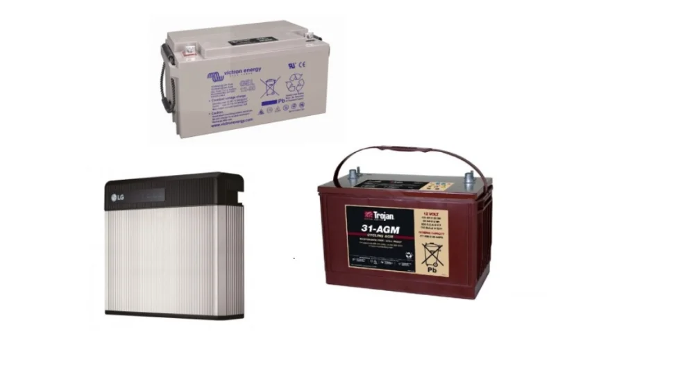 Tipos de baterías utilizadas en calentadores de gas