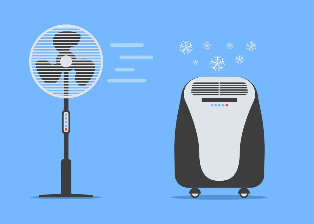 Comparación: aire acondicionado vs. ventilador, ¿cuál es menos perjudicial?