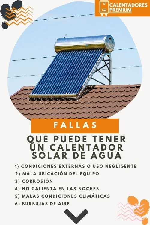 Los efectos de no usar agua de un calentador solar