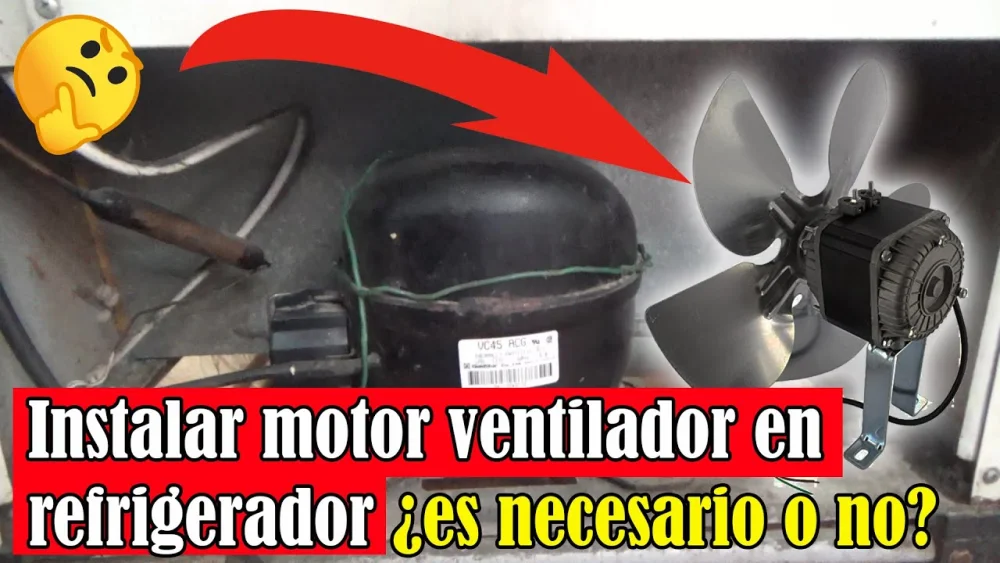 Funcionamiento del ventilador en un congelador