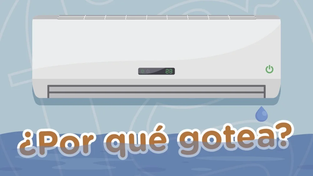 Qué sucede cuando el aire comienza a gotea