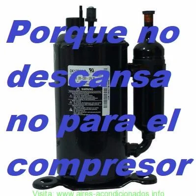 Qué sucede cuando el compresor del aire acondicionado no se detiene