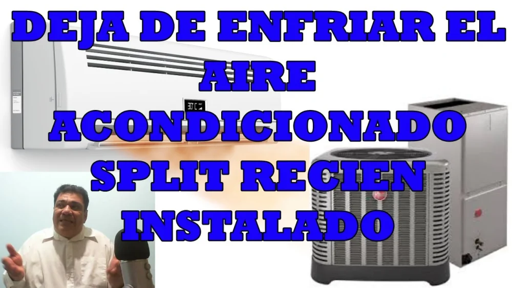 Qué hacer cuando un aire acondicionado deja de enfriar