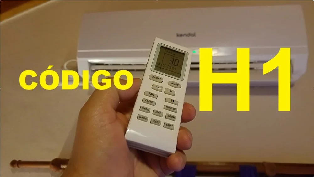 H1 en el aire acondicionado: significado y funciones