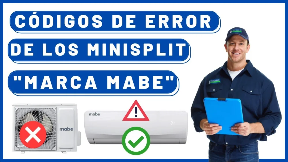 Significado e7 aire acondicionado Mabe: explicación completa