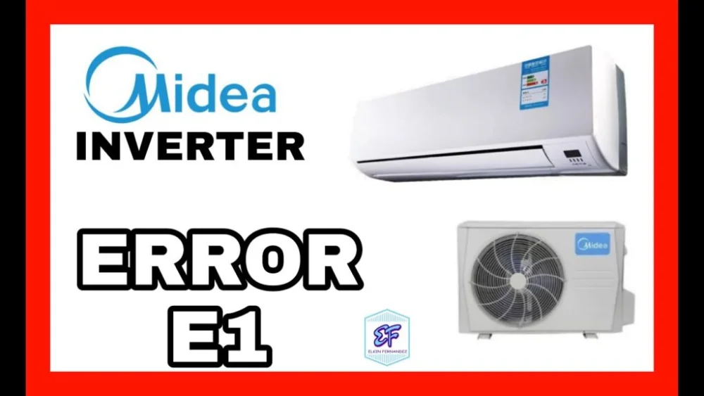 Significado del error E1 en un aire acondicionado