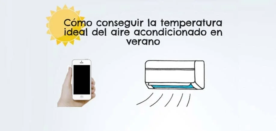 Ahorra energía con la temperatura adecuada del aire acondicionado