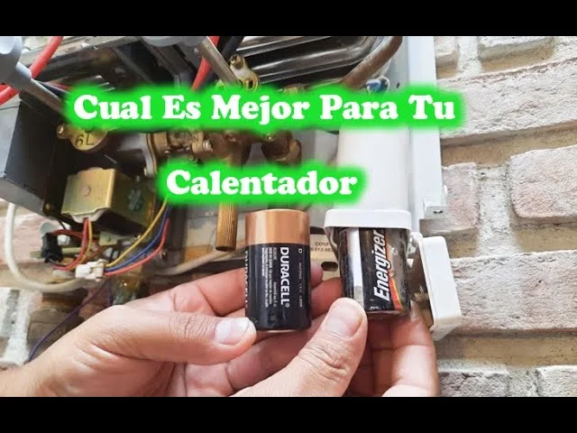 Tipos de pilas para calentadores de paso