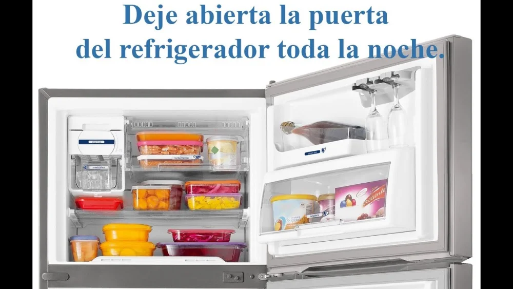 Qué sucede al dejar el congelador abierto toda la noche
