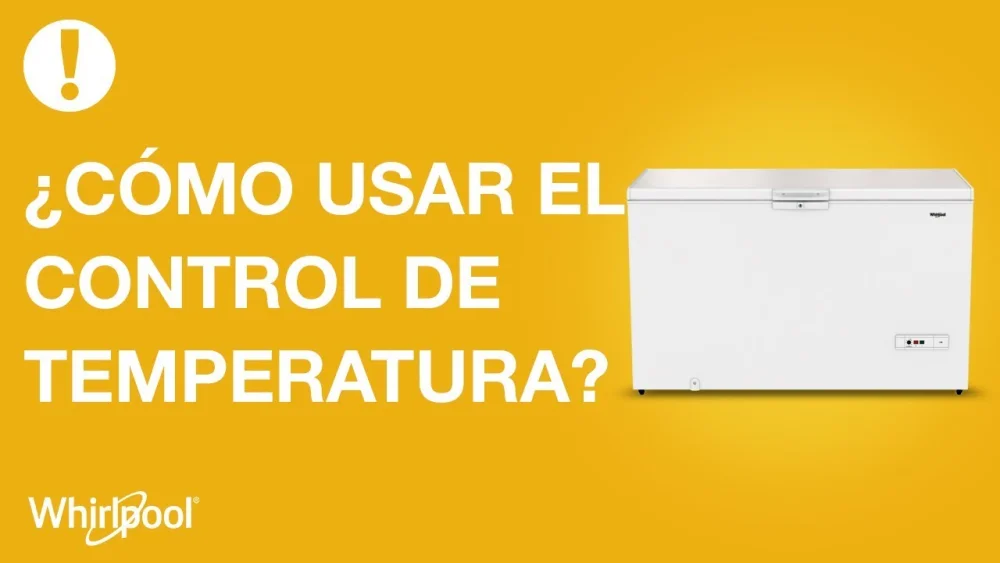Significado de la luz amarilla en un congelador