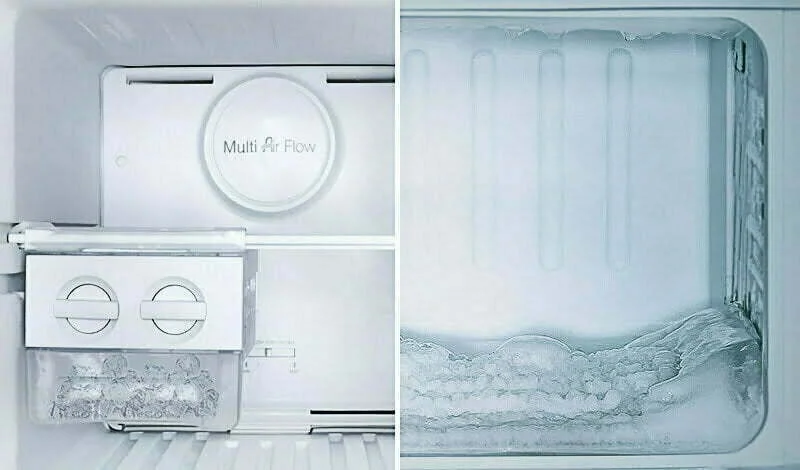 El significado de "no frost" en un congelador
