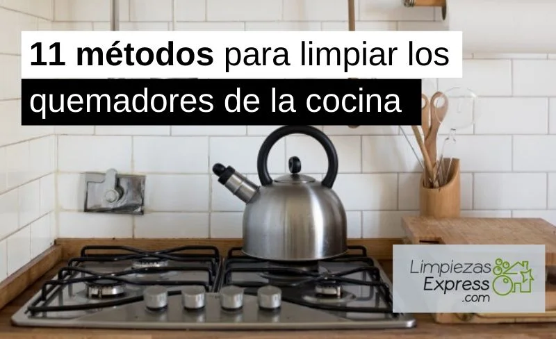 Trucos para limpiar los quemadores del horno de la cocina de forma sencilla