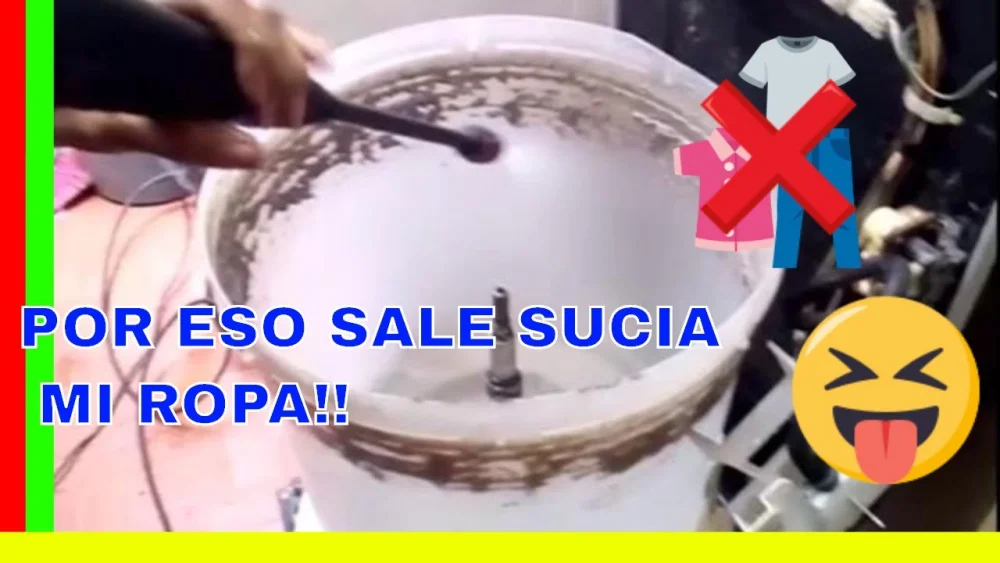 Razones por las que la ropa sale sucia de la lavadora
