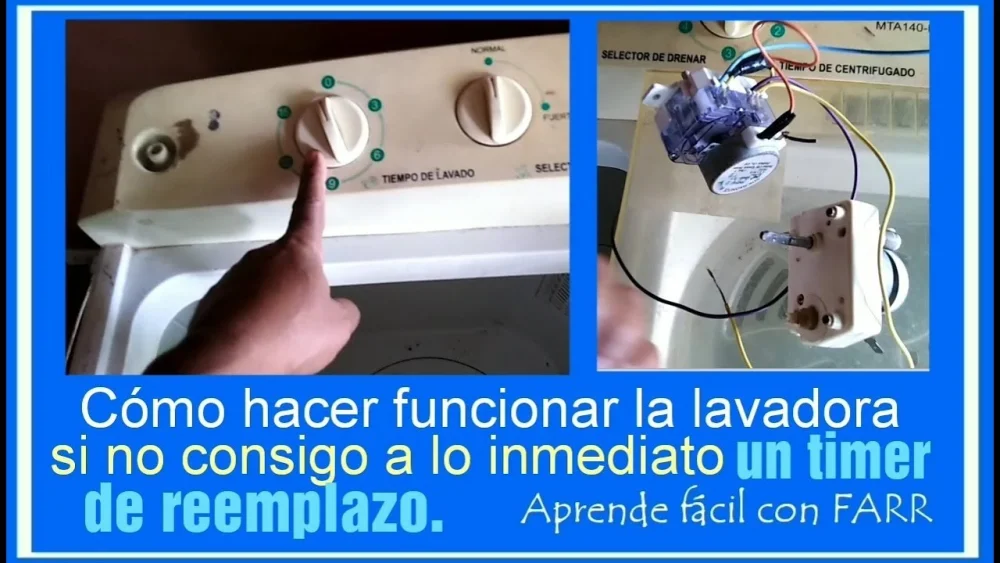 ¿Programador de la lavadora dañado? Aprende a detectarlo fácilmente