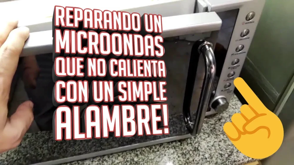 Precio de reparación de horno de microondas sin calentar