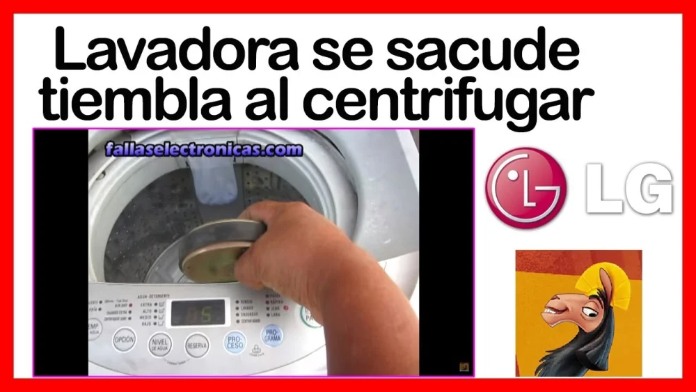 Soluciones cuando la lavadora no se mueve