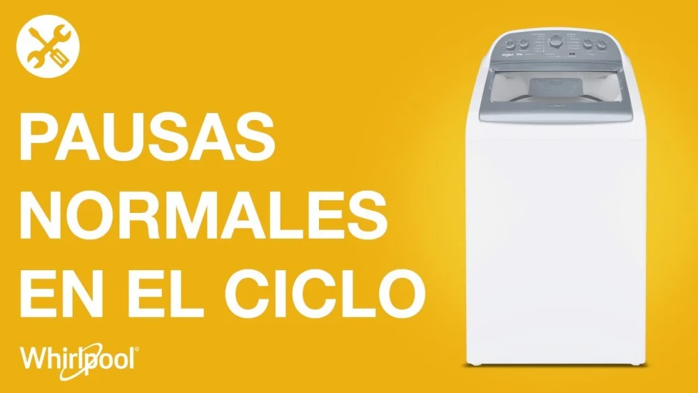 Qué hacer cuando la lavadora se pausa