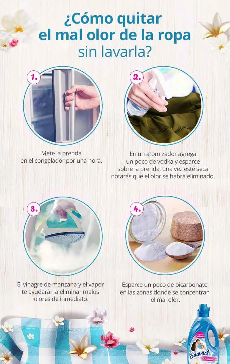 Consejos para lavar ropa y evitar malos olores