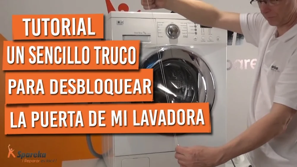 Cómo desbloquear puerta de lavadora Samsung