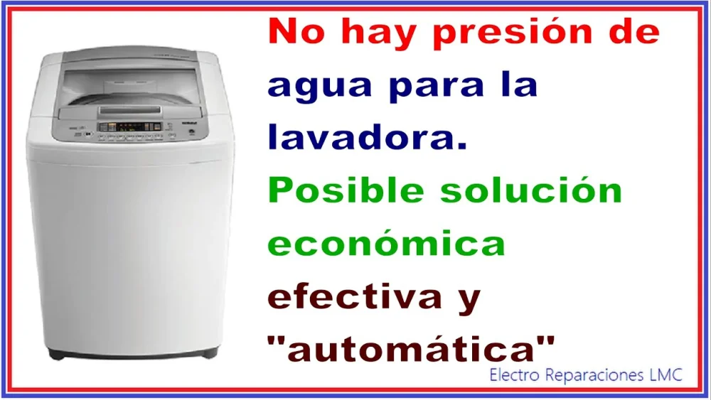 Extrae el agua de tu lavadora LG de forma rápida y sencilla
