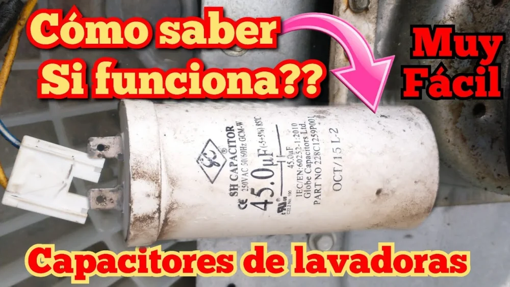 Qué pasa si el condensador de la lavadora deja de funcionar