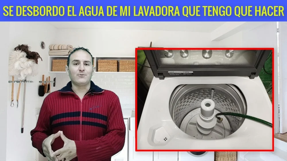 Qué sucede al dejar la lavadora con agua