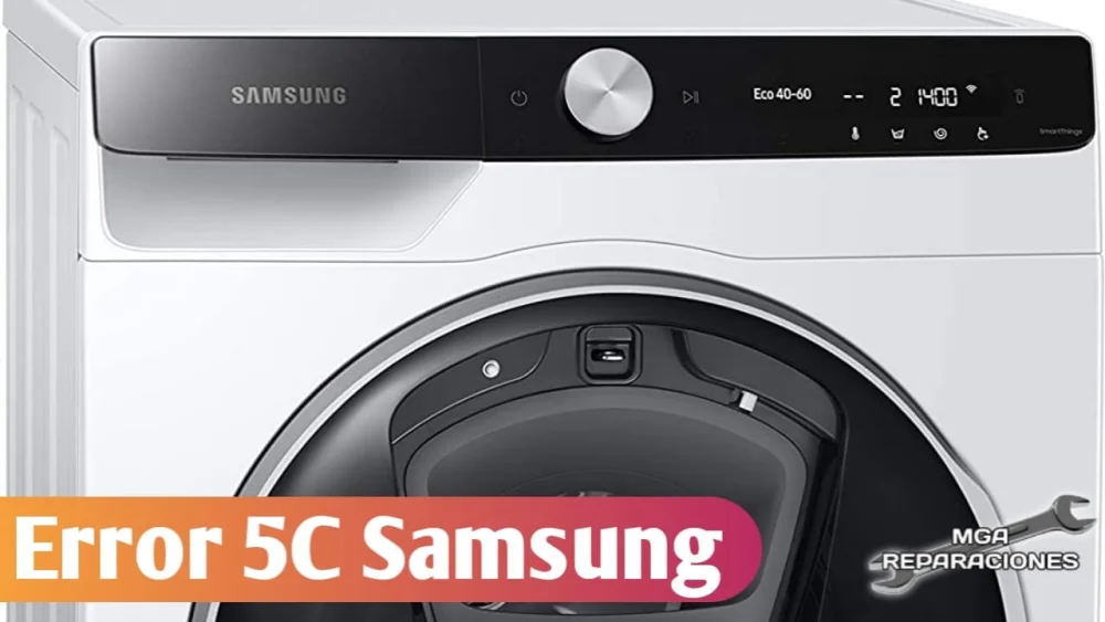 Significado de 5E en lavadora Samsung: todo lo que debes saber