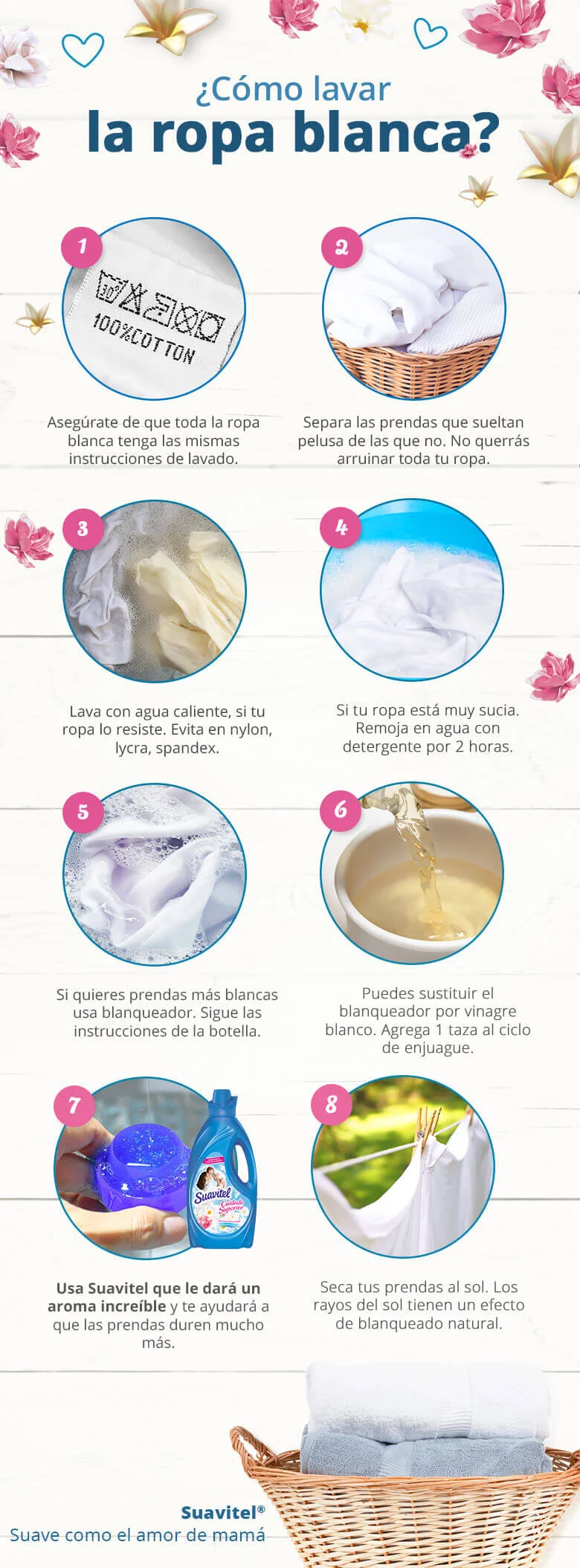 Consejos efectivos para lavar la ropa blanca