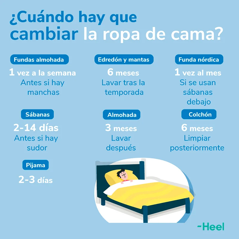 Cuándo lavar las sábanas y mantener tu cama limpia y fresca