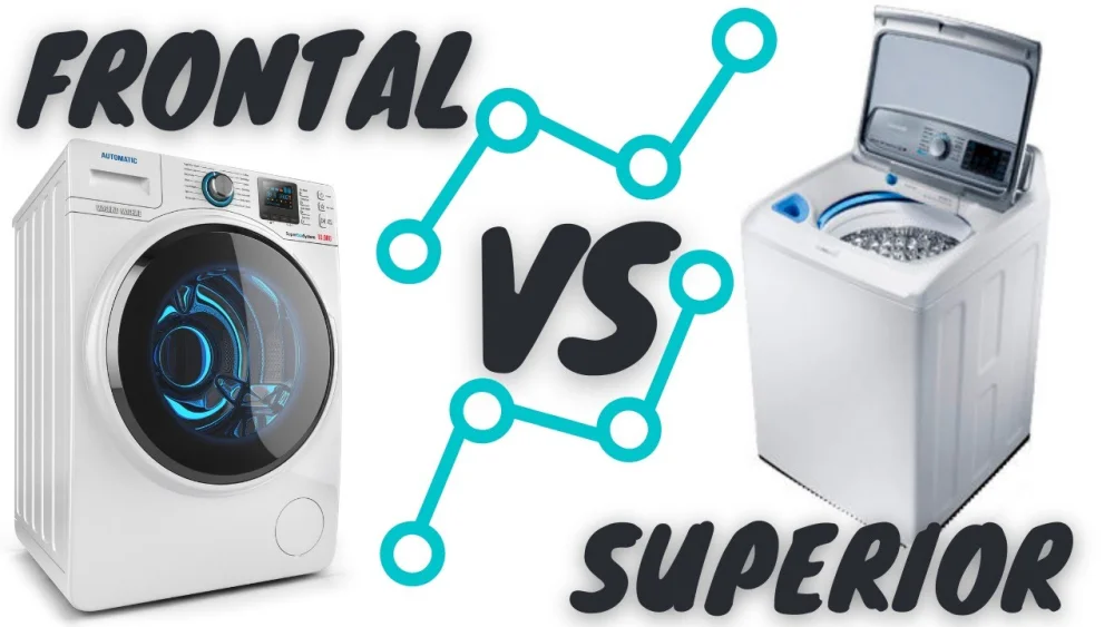 Lavadora carga frontal vs carga superior: ¿Cuál elegir?