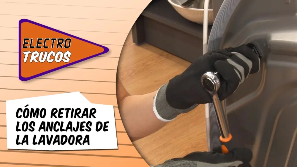Riesgos de no retirar los tornillos de anclaje de la lavadora