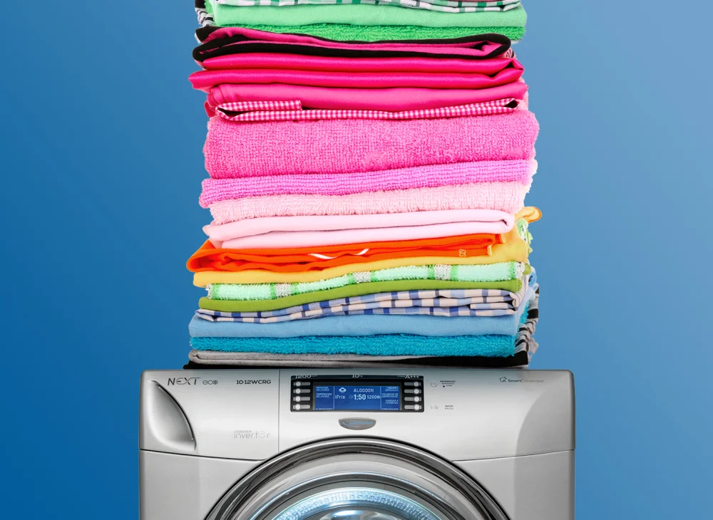 Cantidad de pantalones que caben en una lavadora de 18 kg