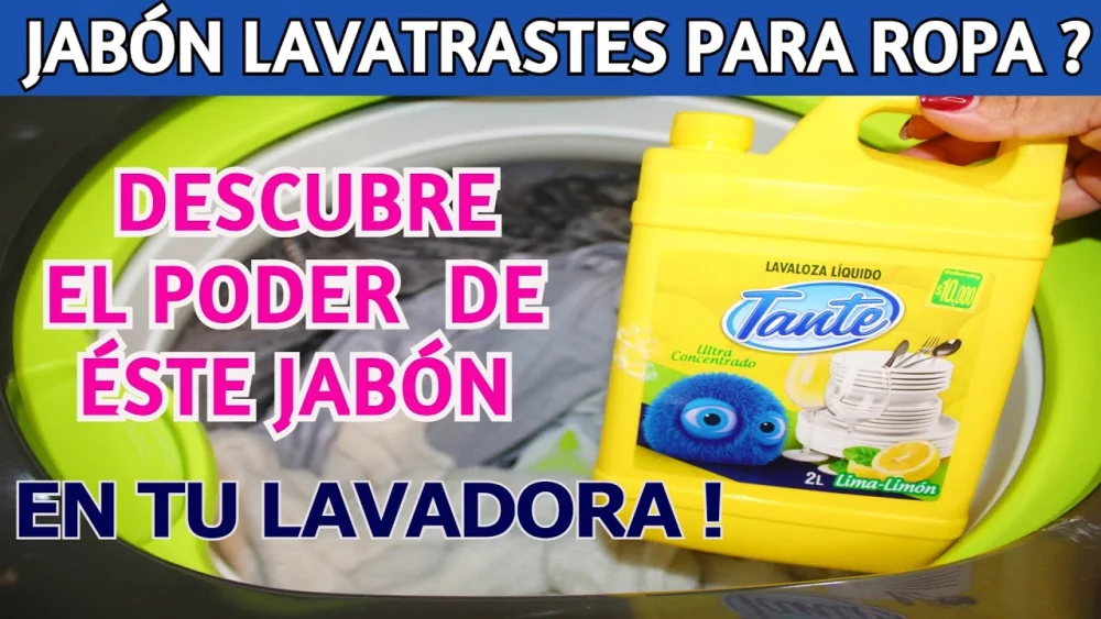 Qué sucede al lavar la ropa con lavavajillas