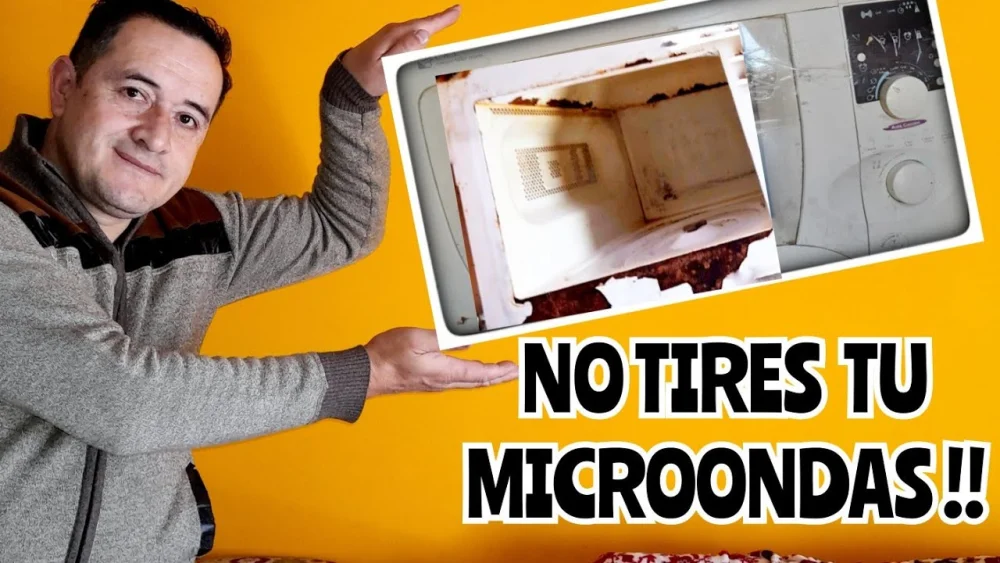 Cómo solucionar un microondas oxidado por dentro