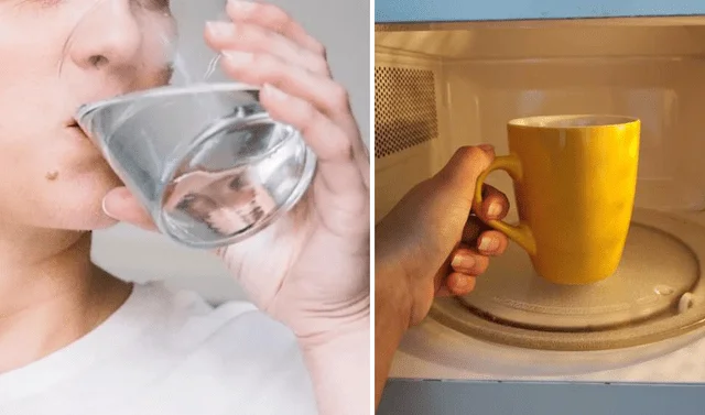 Peligros de calentar un vaso de agua en el microondas