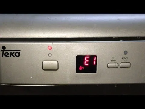 Significado de E01 en lavavajillas: todo lo que debes saber