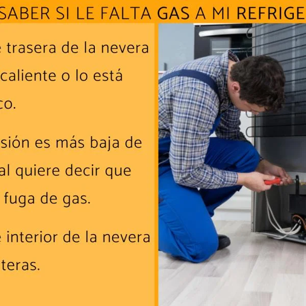 Detecta fácilmente si tu nevera necesita gas