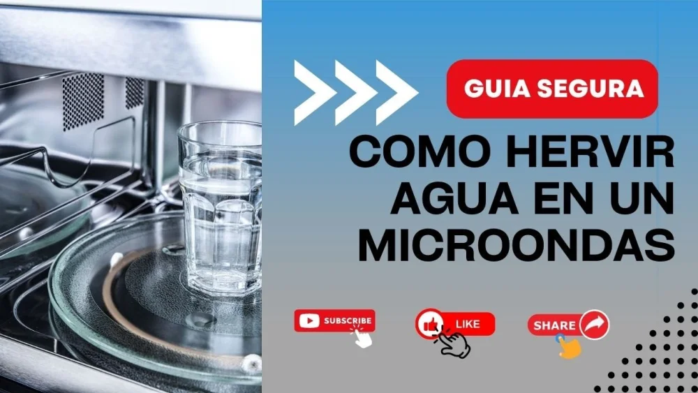 Cómo hervir agua fácilmente en el microondas