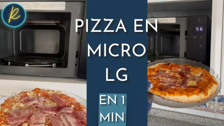 Cuánto tiempo dejar pizza congelada en microondas