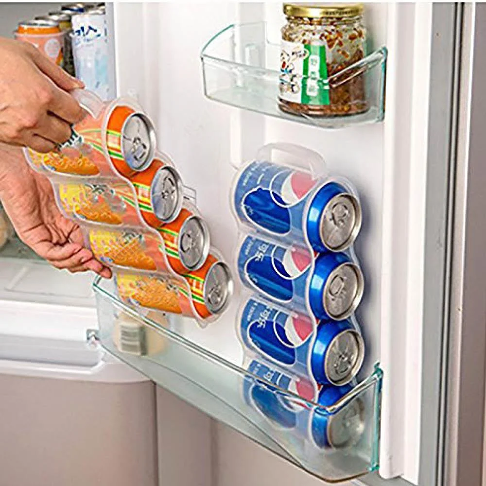 Ideas para organizar las latas de refrescos en tu nevera