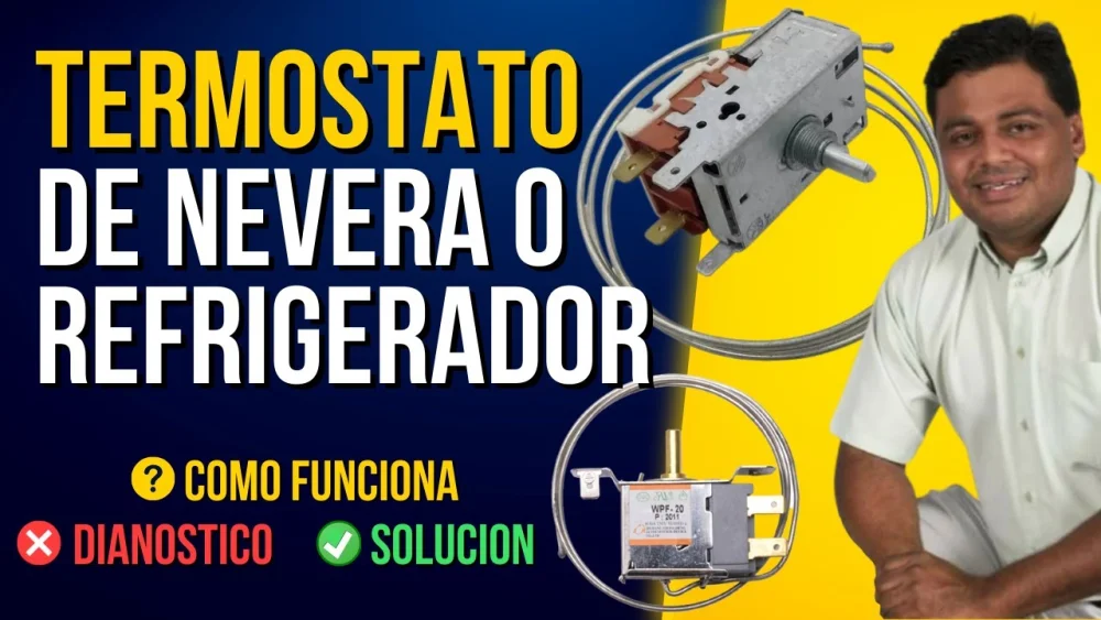 Solución para un termostato dañado en una nevera