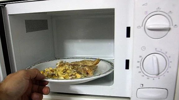 Peligros de calentar alimentos congelados en el microondas