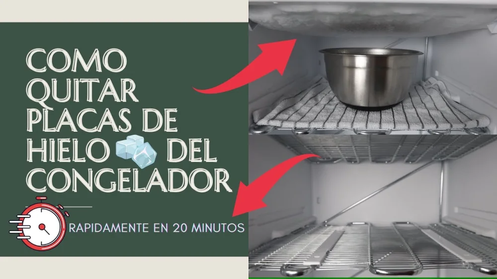 Cómo remover rápidamente el hielo de la nevera