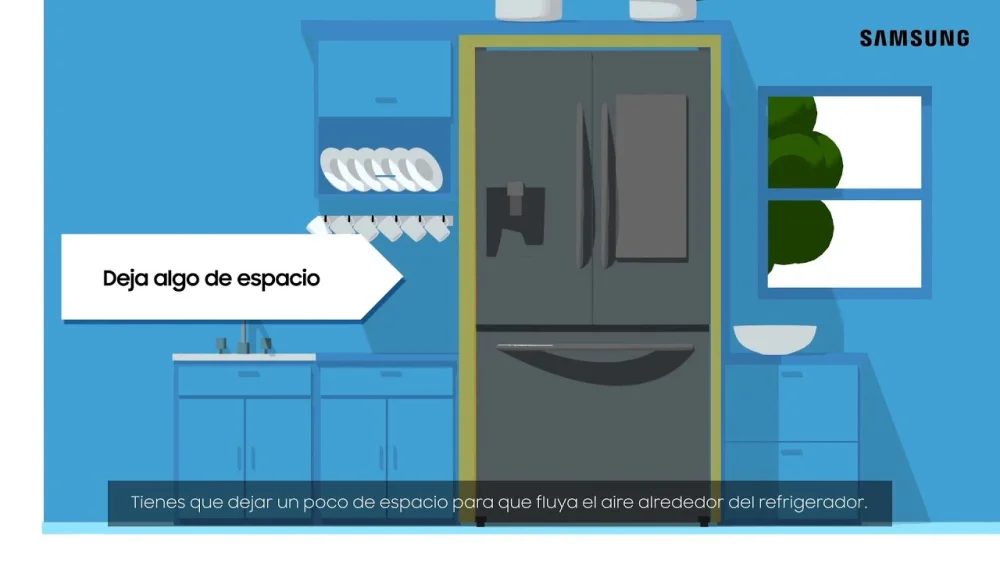 Calcula el espacio necesario para tu nevera