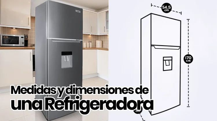 Medidas de una nevera normal: lo que debes saber