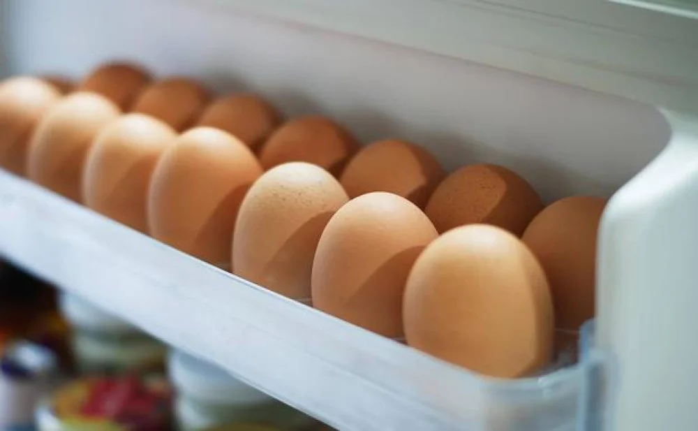 La mejor ubicación para los huevos en la nevera