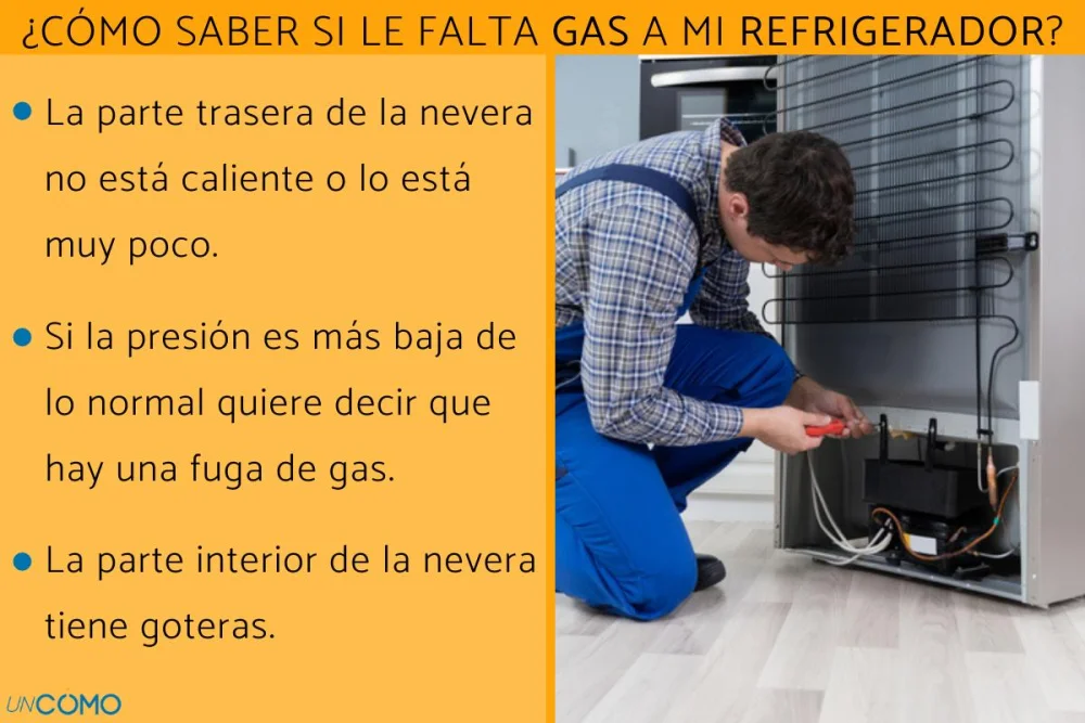 Qué hacer si se agota el gas de tu nevera