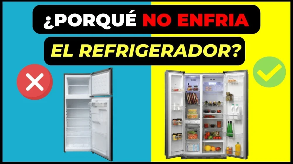 Qué causa la falta de enfriamiento en un refrigerador