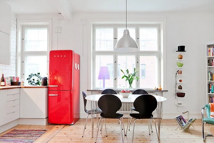 Ideas para ubicar el refrigerador cuando no entra en la cocina