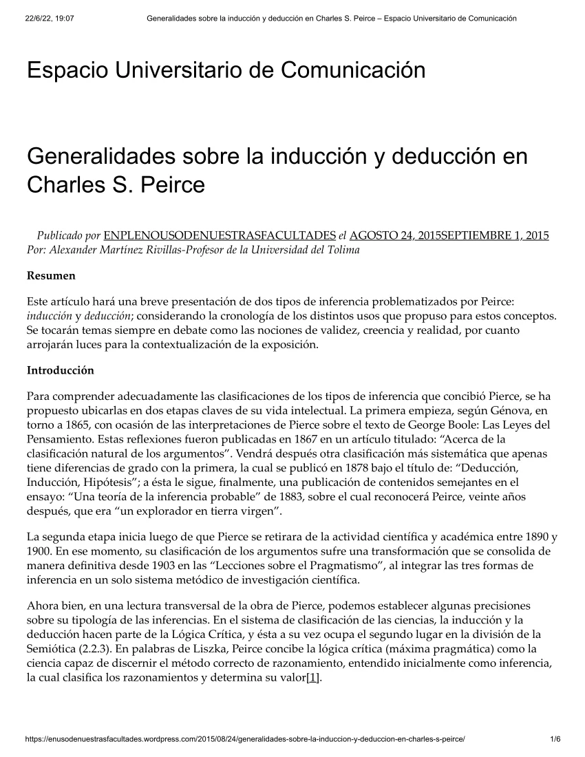 Introducción al concepto de Full Inducción
